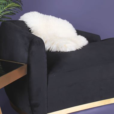 black velvet lounge chair 