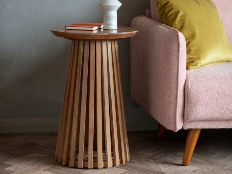wooden side table