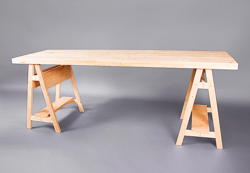 Furniture on the move Scandi Trestle Table - Bar Height