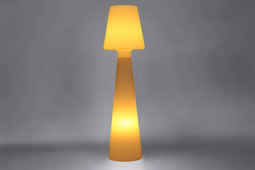 All weather polycarbonate floor lamp