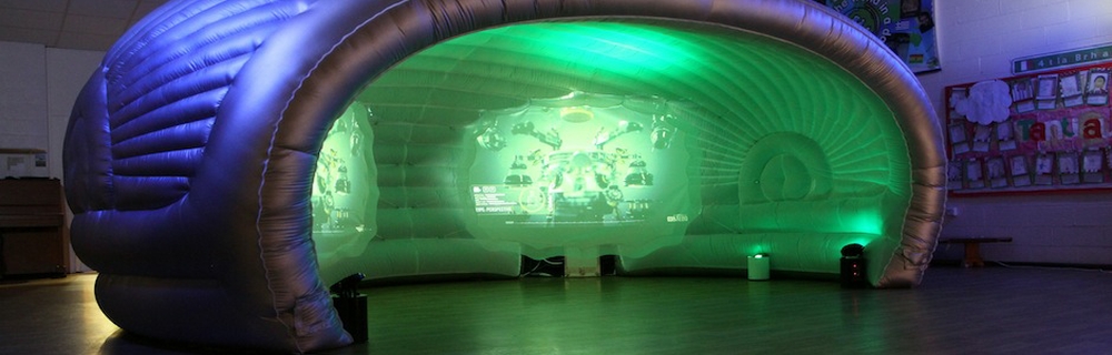 image of an inflatable structure for an event