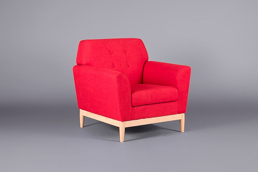 Fremont Armchair - Red thumnail image