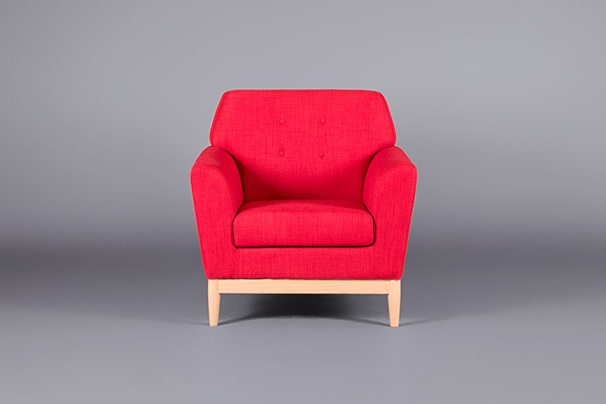 Fremont Armchair - Red thumnail image