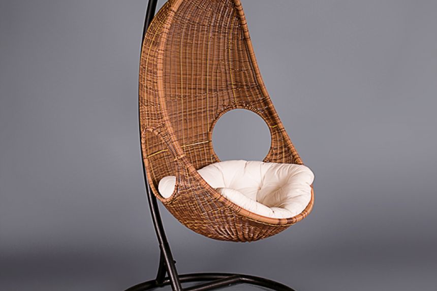 Hanging Chair - Large Wicker  thumnail image