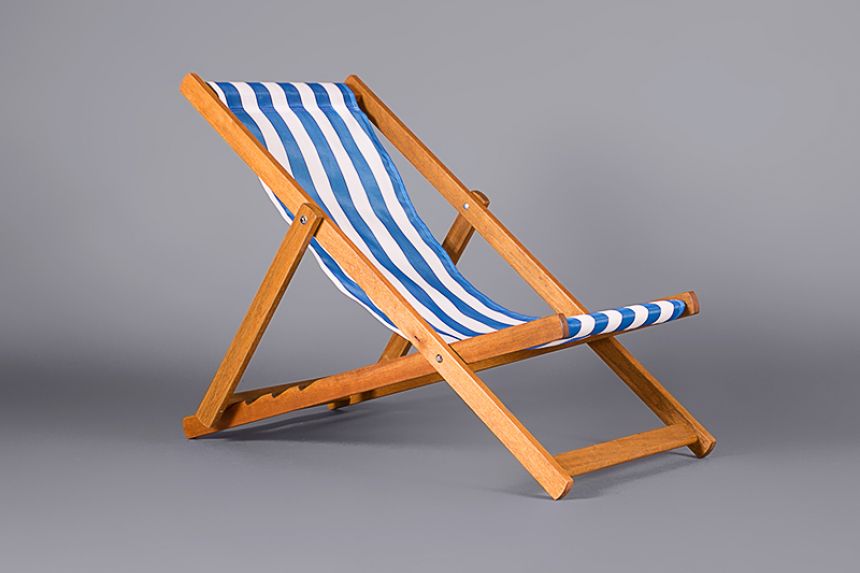 Deck Chair - Classic Blue and White Stripe thumnail image
