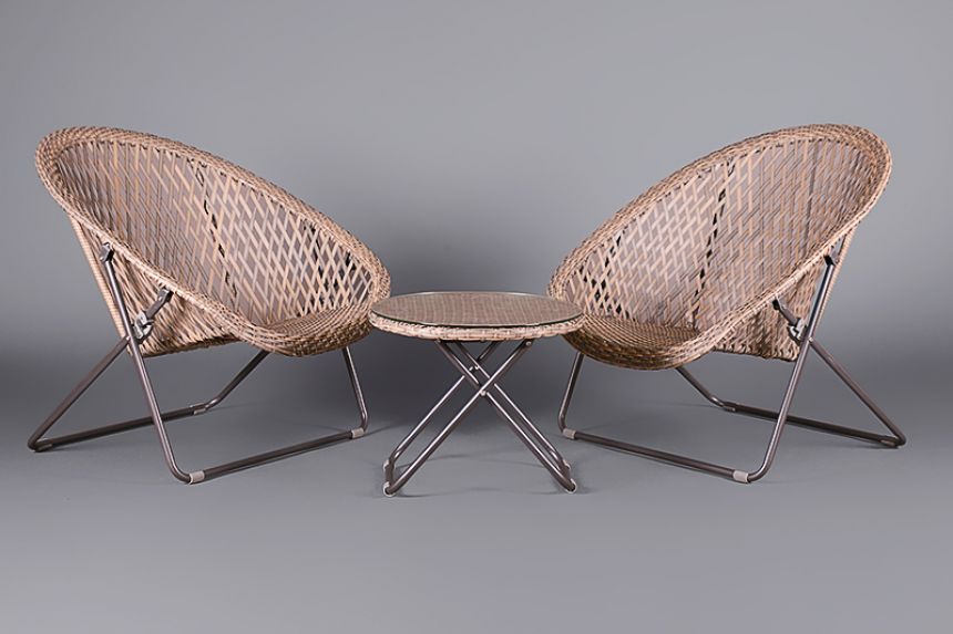 Modern Rattan Chair Set main image