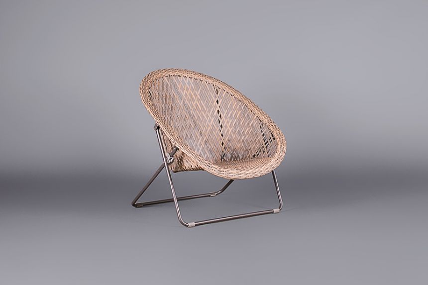 Modern Rattan Chair Set thumnail image