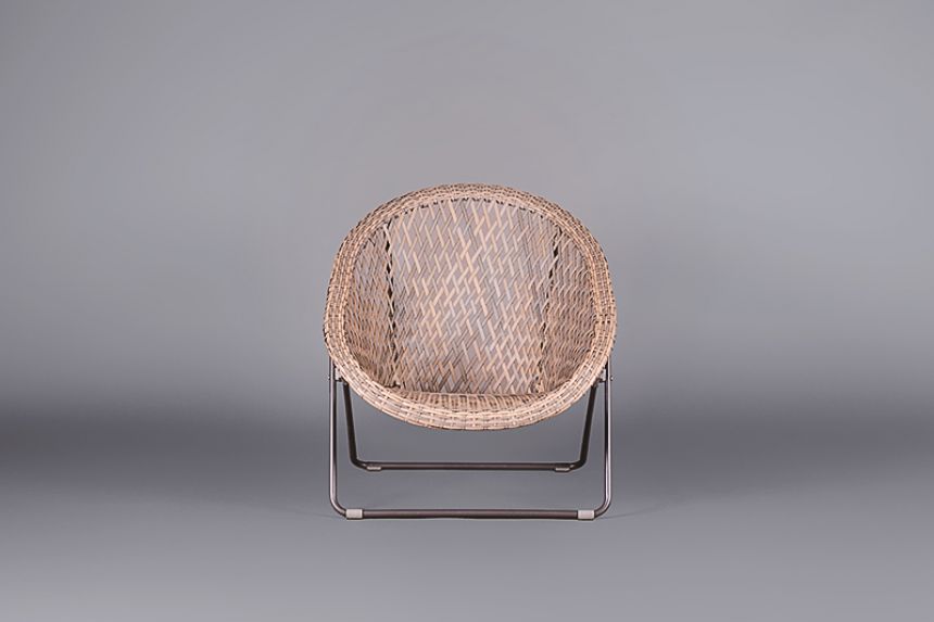 Modern Rattan Chair Set thumnail image