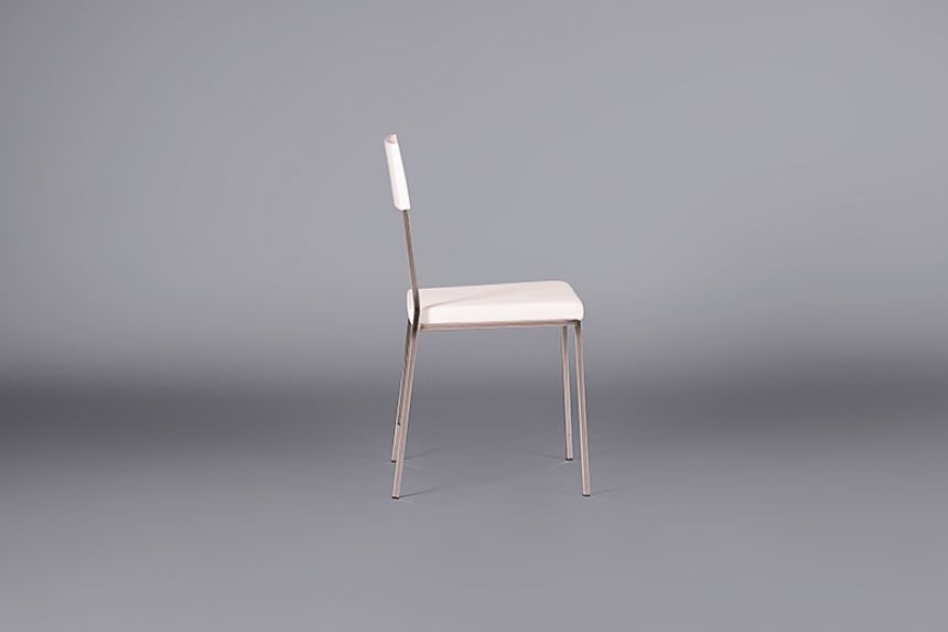 Stacking Highgloss Chairs - White main image