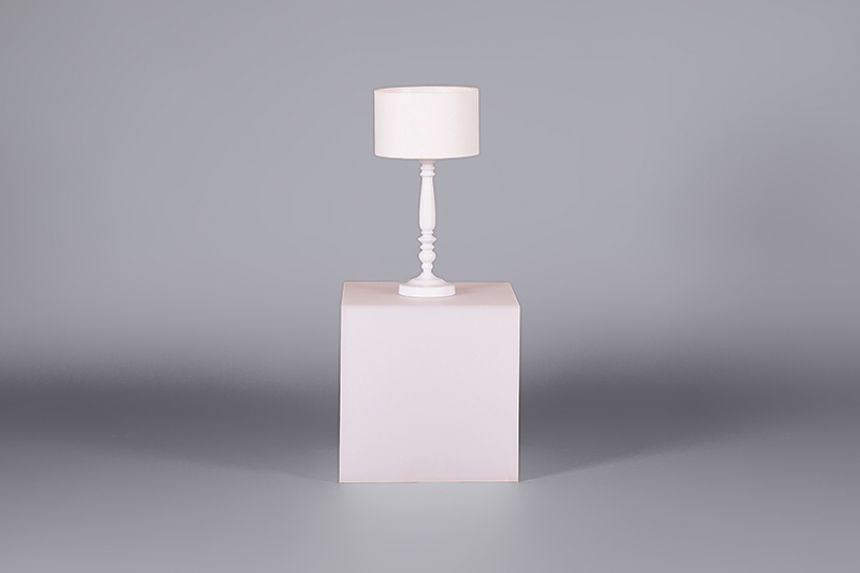 Spindle Table Lamp - White main image