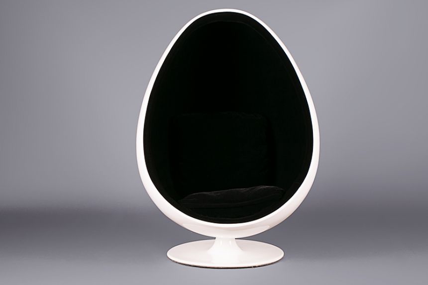 Egg Pod Chair - black thumnail image
