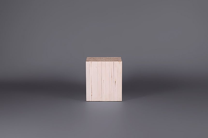 Whitewash Bamboo Cube thumnail image