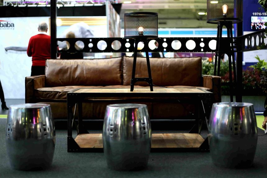 Industrial Aged Coffee Table main image