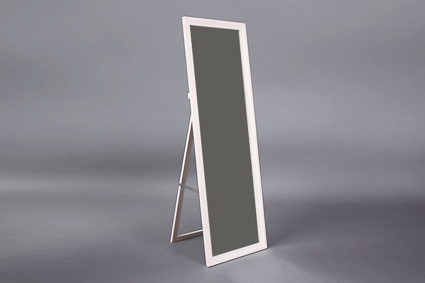 Freestanding White Mirror main image