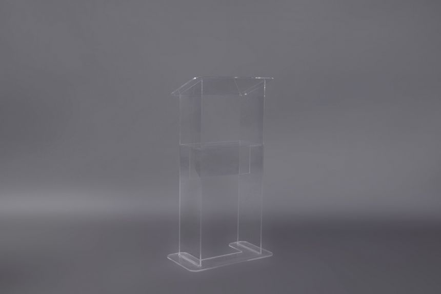 Clear Perspex Lectern thumnail image