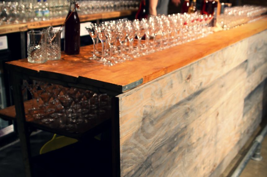 Pallet Bar With Storage main image