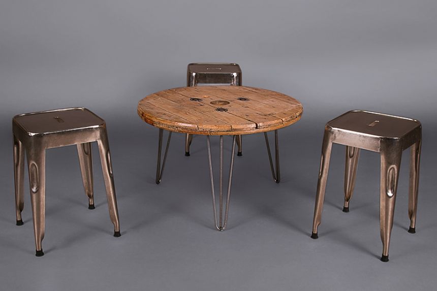 Cable Drum Hairpin Table main image