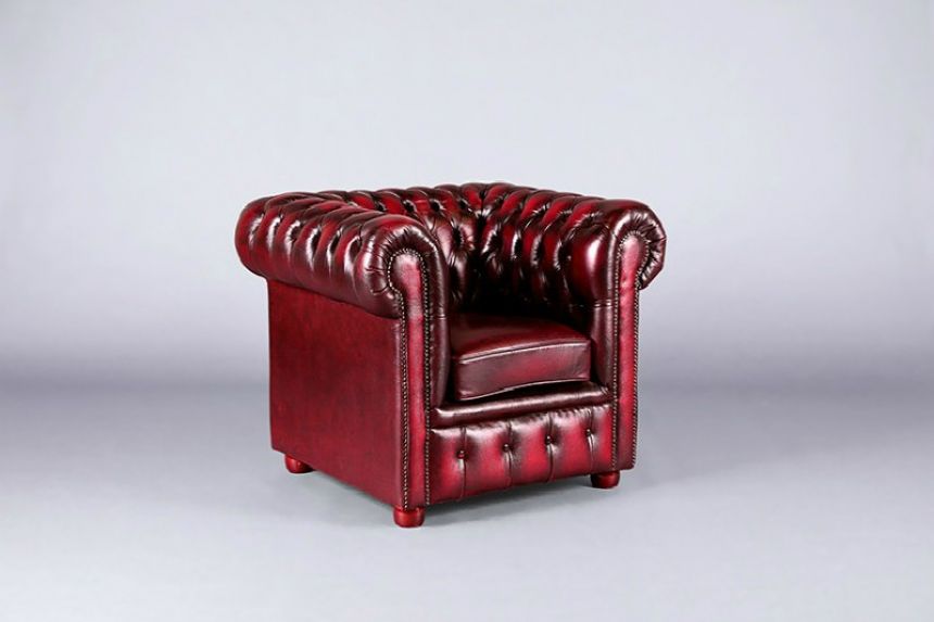 Chesterfield Club Armchair - Oxblood  thumnail image