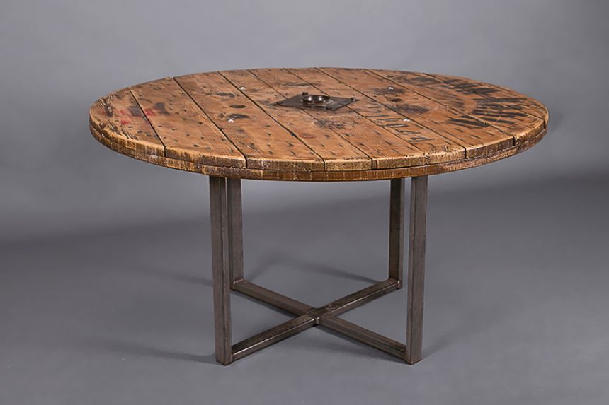 Cable Drum Dining Table thumnail image