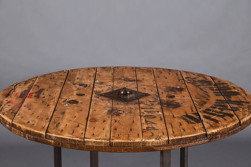 Cable Drum Dining Table thumnail image