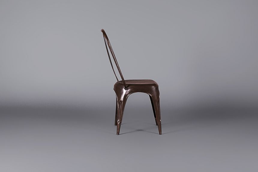 Industrial Chair - Burnished Steel  main image