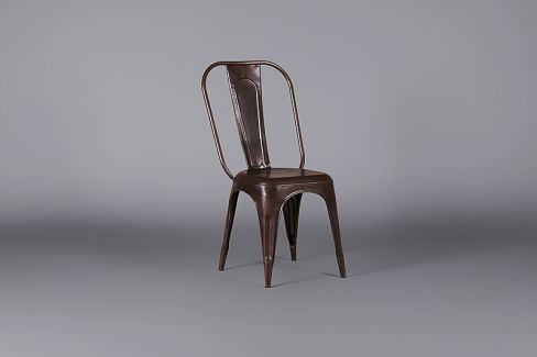 Industrial Chair - Burnished Steel 