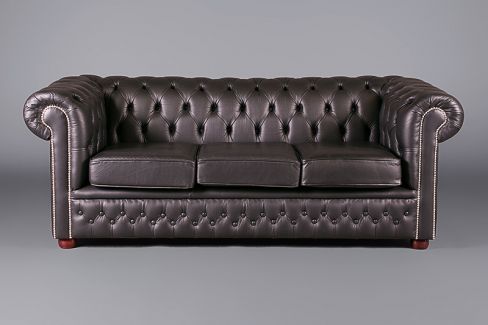 Chesterfield 3 seater sofa - Black 