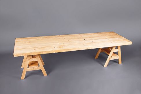 Scandi Trestle Table (Dining Height)