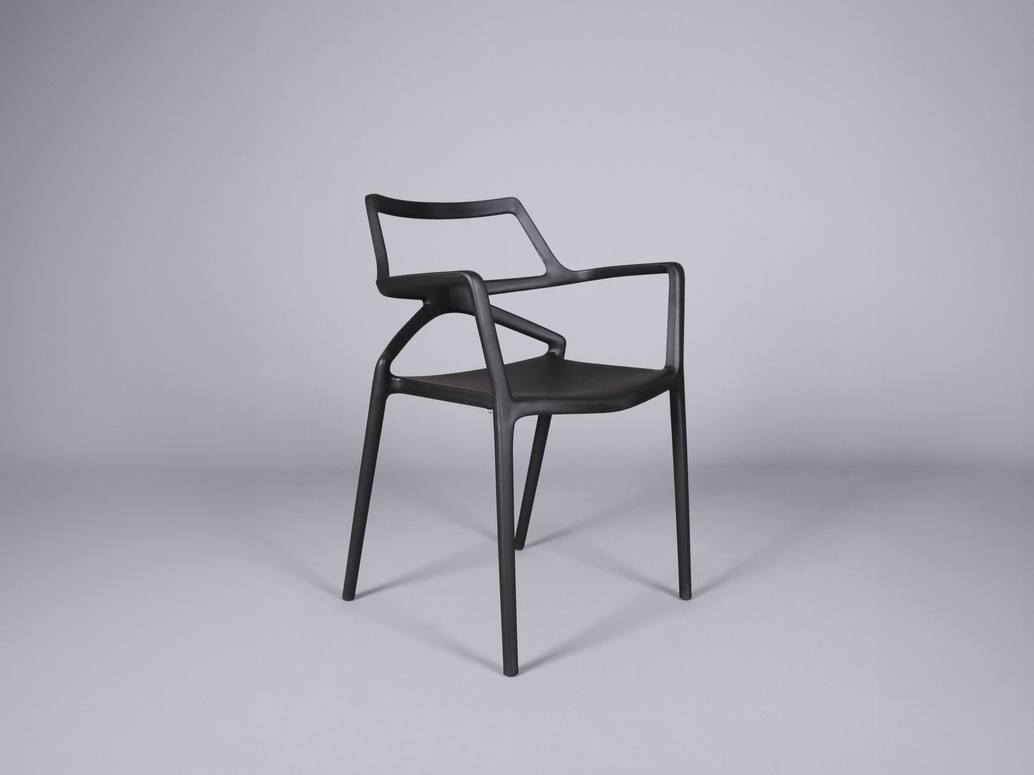 Lisbon dining chair - black thumnail image