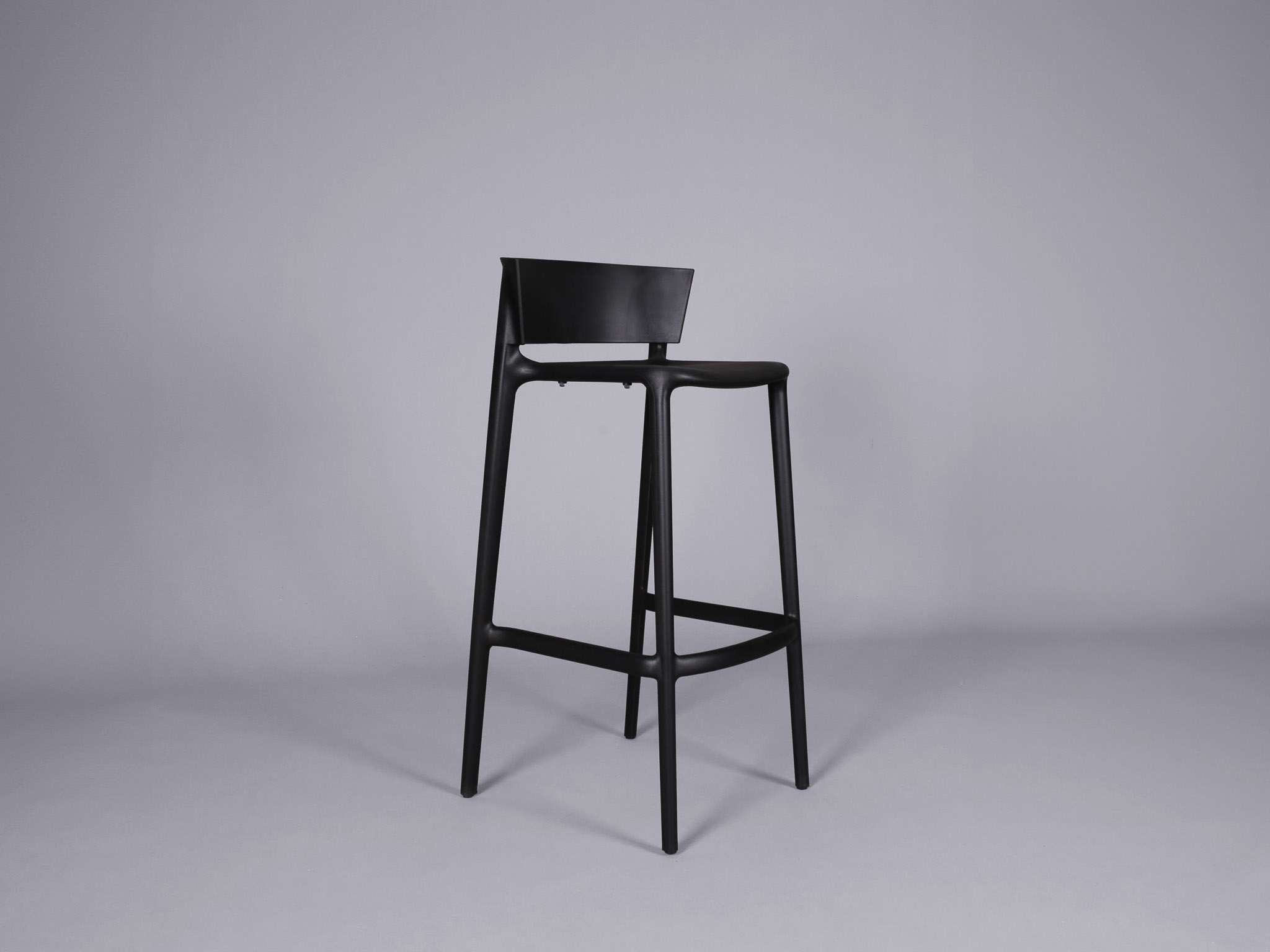 Lisbon bar stool - black thumnail image