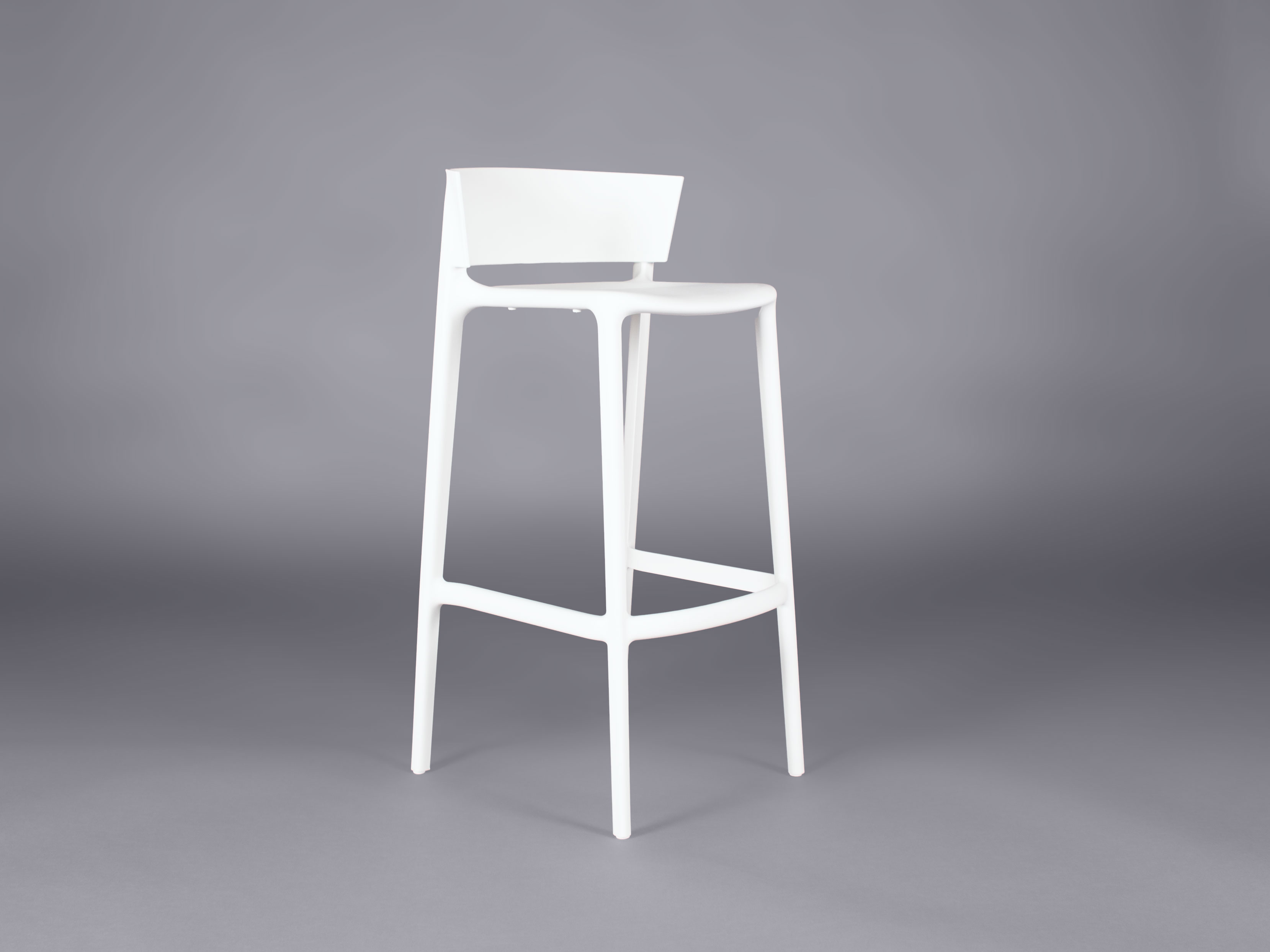 Lisbon bar stool - white thumnail image