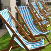 Deck Chair – Classic Blue and White Stripe