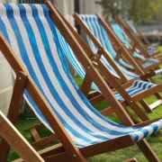 Deck Chair – Classic Blue and White Stripe