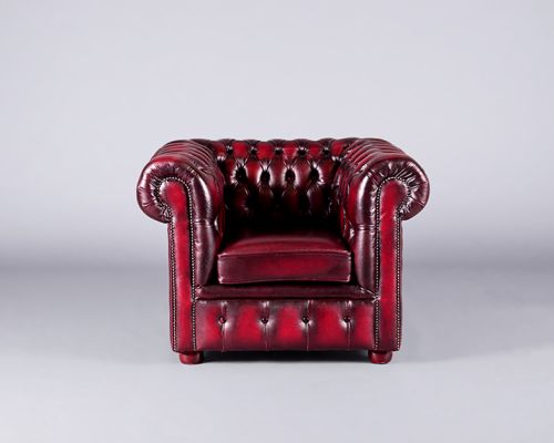Chesterfield Club Armchair – Oxblood