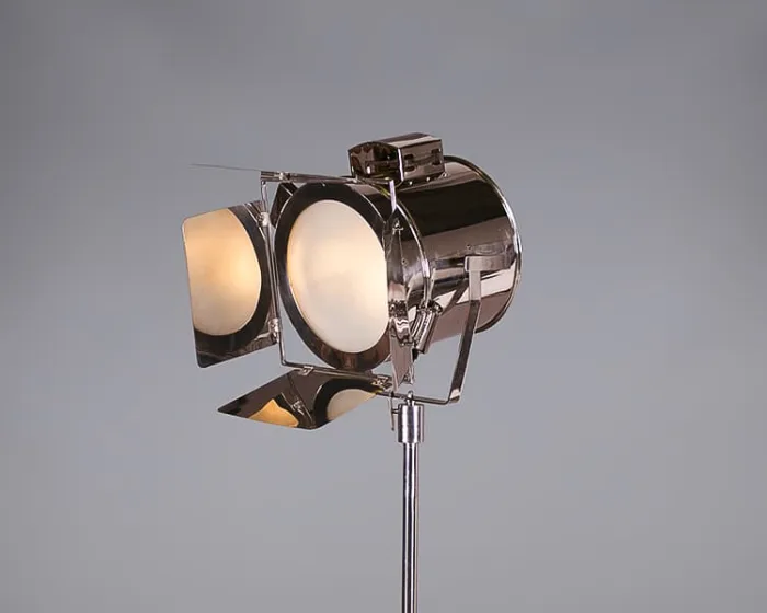 Chrome Film Spot Floor Lamp