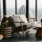 Wicker Low Round Stool