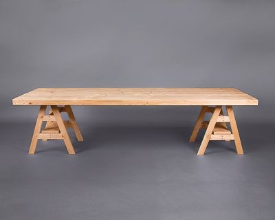 Scandi Trestle Table (Dining height)