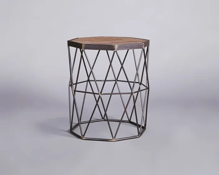Birdcage side table – tall