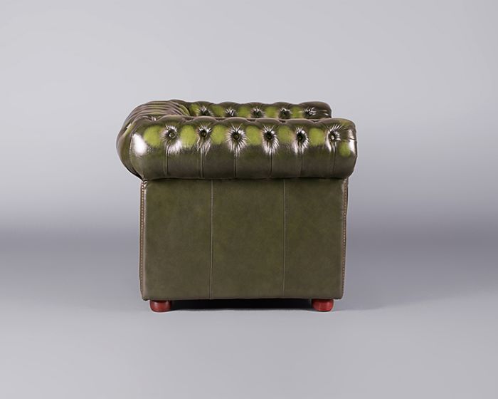 Chesterfield Club Armchair – Green