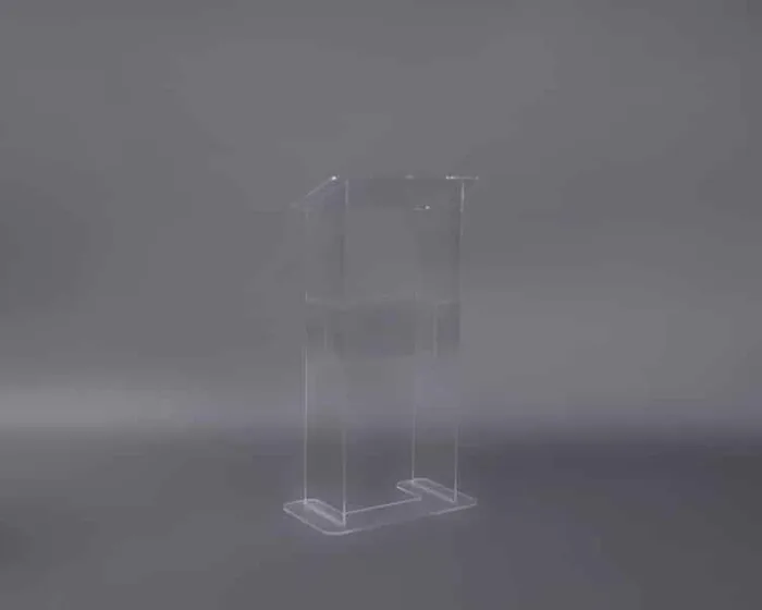 Clear Perspex Lectern