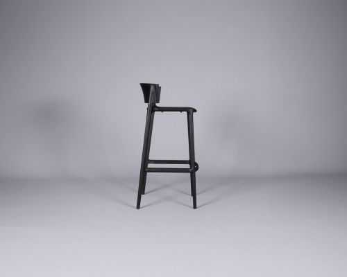Lisbon bar stool – black