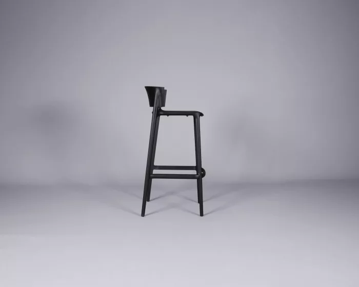 Lisbon bar stool – black