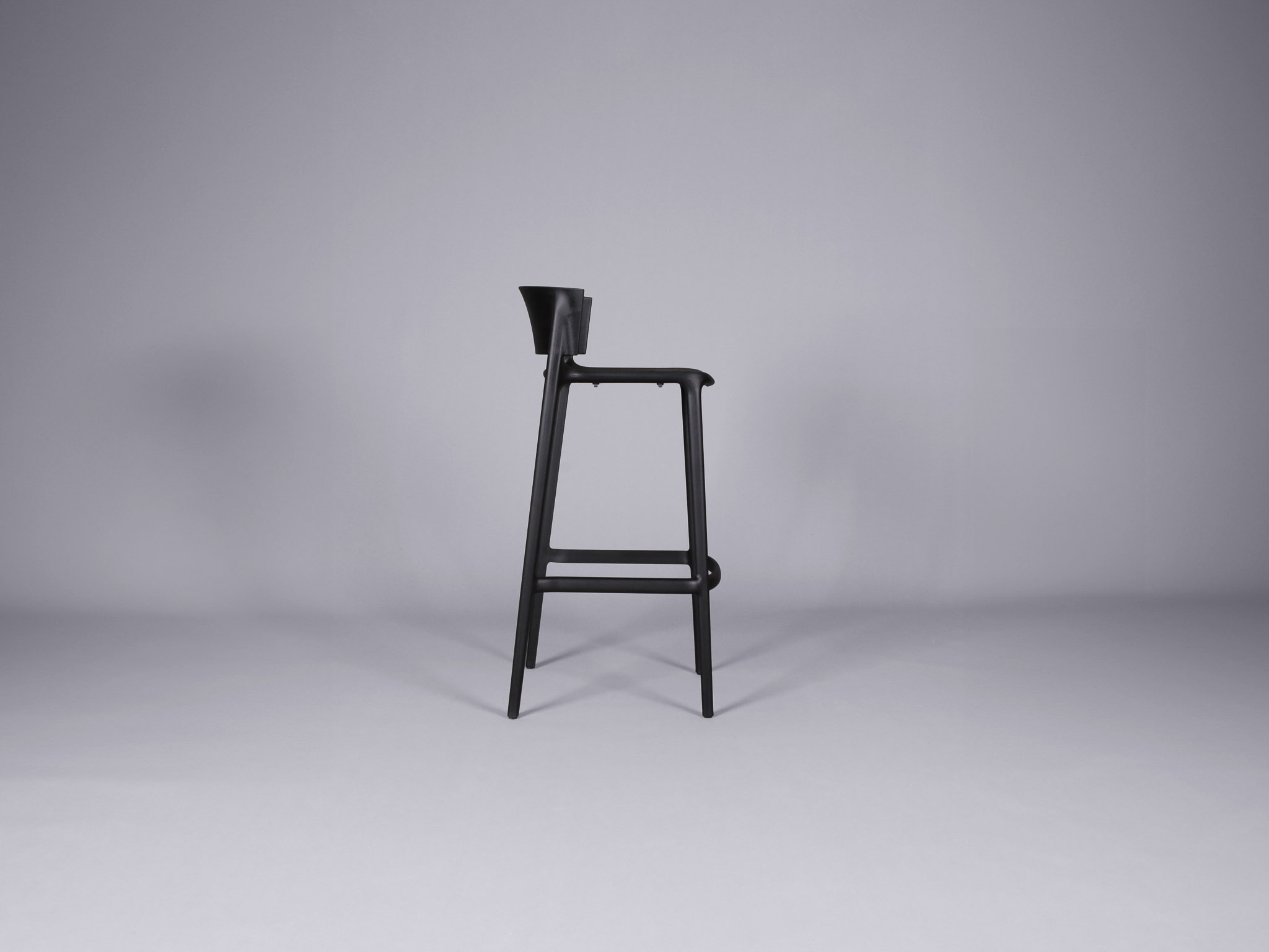 Lisbon bar stool – black