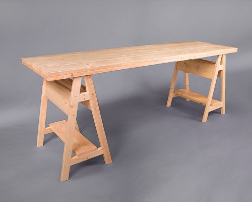 Scandi Trestle Table (Tall)