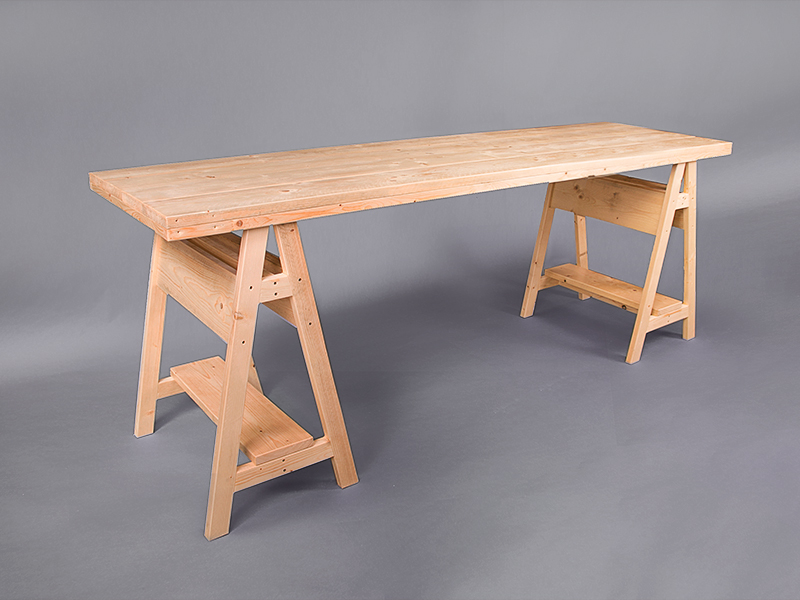 Scandi Trestle Table (Tall)