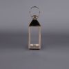 Chrome Lantern – Tall Hanging
