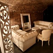 White High Gloss 3 Fold Screen