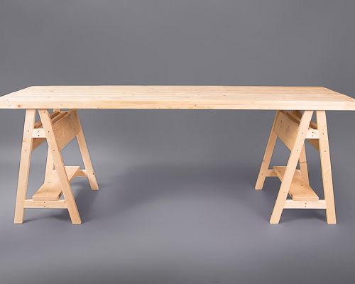 Scandi Trestle Table (Tall)