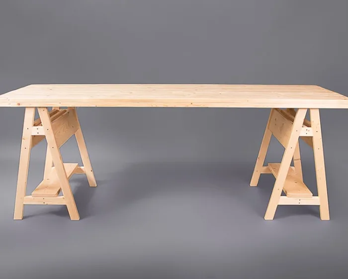 Scandi Trestle Table (Tall)