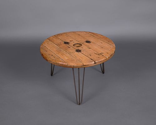 Cable Drum Hairpin Table